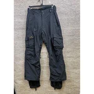 Polar Edge Snow Pants Mens Medium Black Gold Series 10000mm Water Resistant